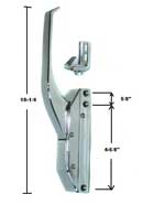 LATCH (W/STRIKE/CRVD HNDL)