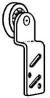SHEAVE, DOOR(FRONT,NYLON TIRE)