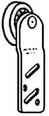 SHEAVE, REAR(FRONT,NYLON TIRE)