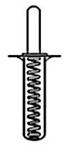 PIN, GUIDE(PUSH DOWN,W/SPRING)