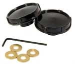 KNOB W/SET SCREW (BLACK)(2)