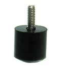 FOOT, RUBBER (W/ SCREW, BLACK)