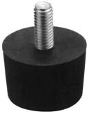FOOT, RUBBER (W/SCREW)
