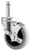 CASTER, STEM (W/ BRAKE)