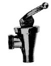 FAUCET(S,BLK PLST,CRVD HNDL)