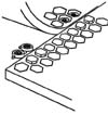 CONNECTOR, FLOOR MAT(BROWN)