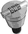 STOPPER, BOTTLE (W/COMBO LOCK)